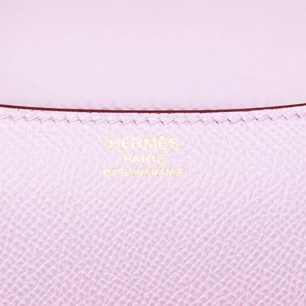 HERMES MAUVE SYLVESTRE EPSOM CONSTANCE 24 - Picture 14 of 15